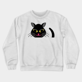 Black Cat hallowen Crewneck Sweatshirt